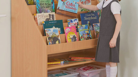 How to Paint Forward-Facing Bookcases without Fumes