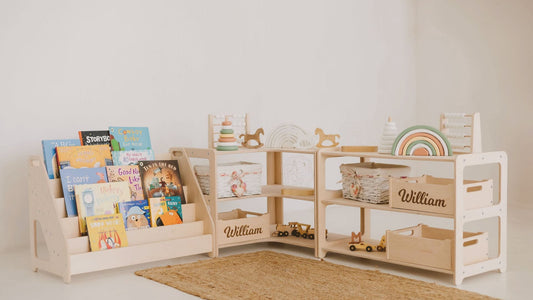 A Comparison of Montessori Bookshelf Materials: Solid Wood, Plywood, and Rattan