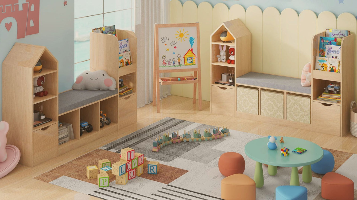 A DIY Guide to Building a Children's Bookcase with a Hidden Compartment for Toys