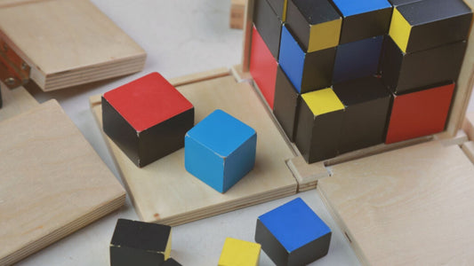 How To Use The Montessori Binomial Cube