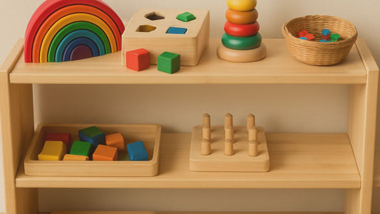 How to Choose the Perfect Montessori Toy Shelf: A Comparison of Storage, Size, and Materials