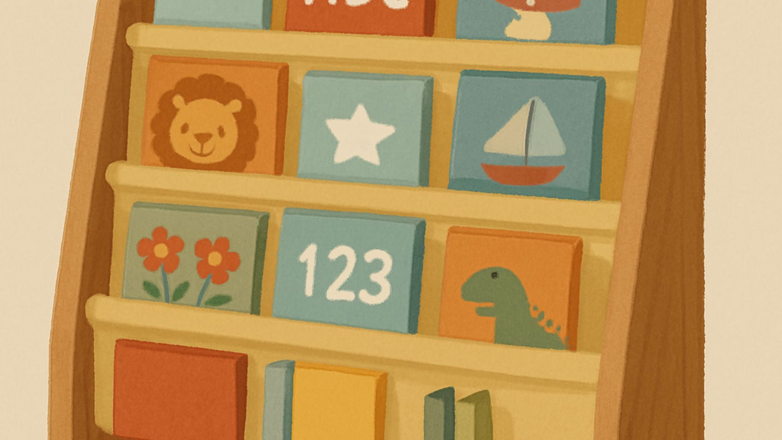 How to Create a Montessori Book Rotation System Using a Simple Front-Facing Bookshelf
