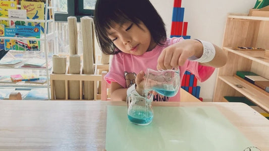 How to Introduce Pouring Activities the Montessori Way