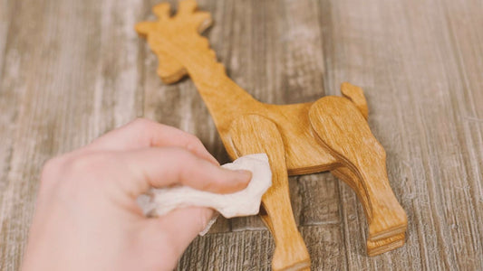 How to Paint Wooden Animals Using Safe Paint