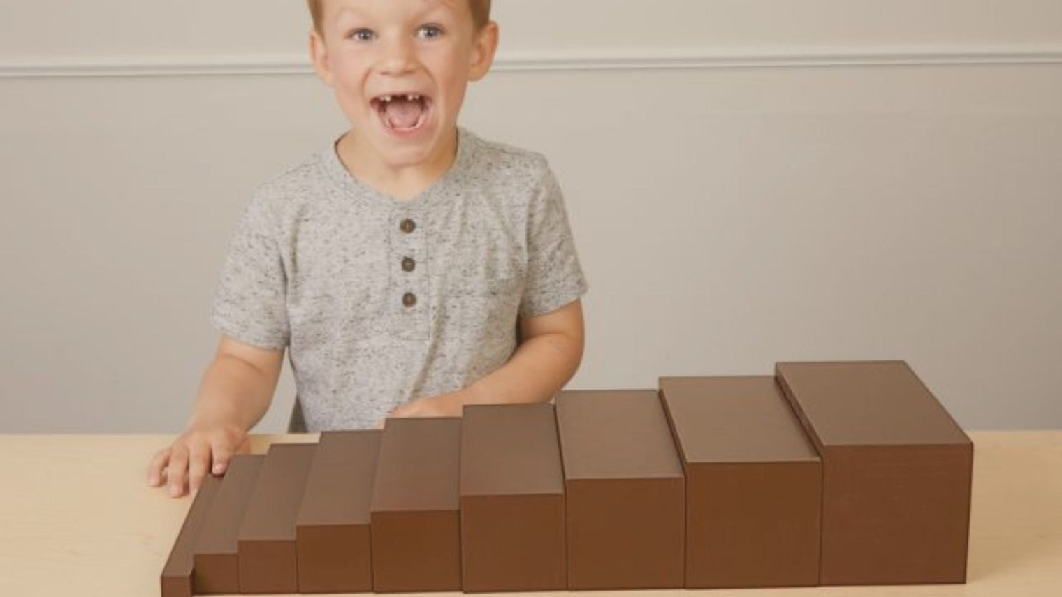 How to Present The Montessori Brown Stairs