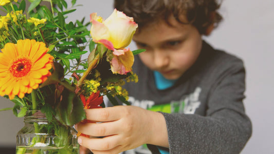 How to Set Up a Montessori Flower Arranging Activity