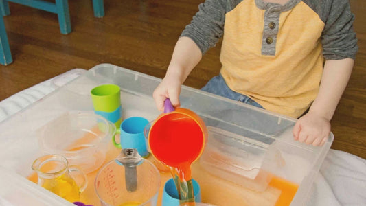 How to Set Up a Montessori Water Pouring Station