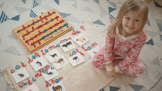 How to Use a Montessori Moveable Alphabet