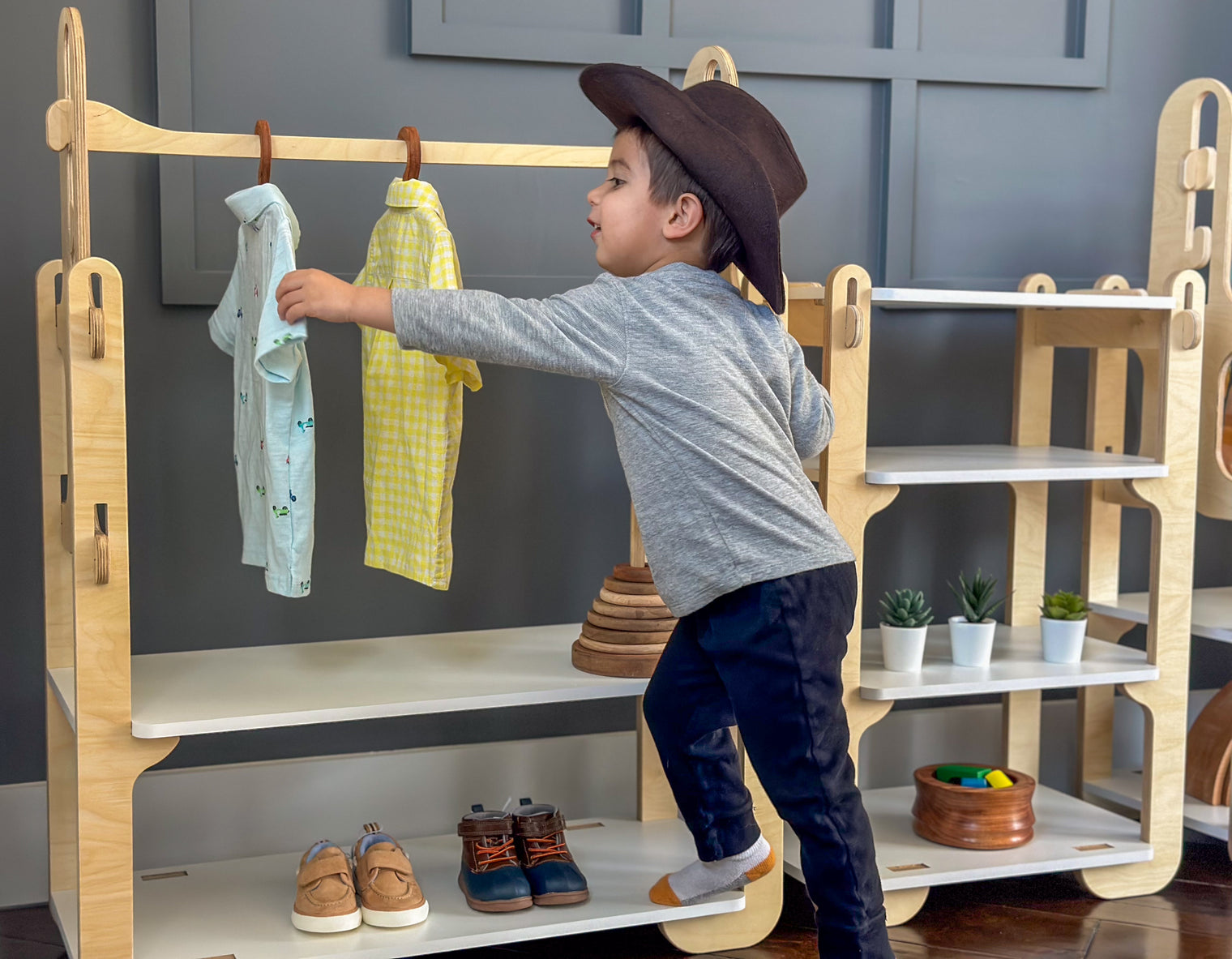 Creating a Montessori-inspired playroom that fosters independence