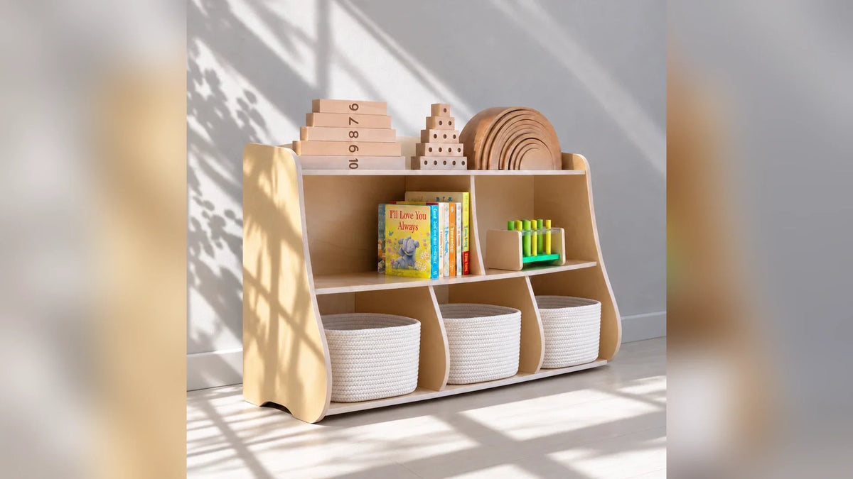How to Set Up a Montessori Shelf at Home: Height, What to Put on It, and How to Rotate