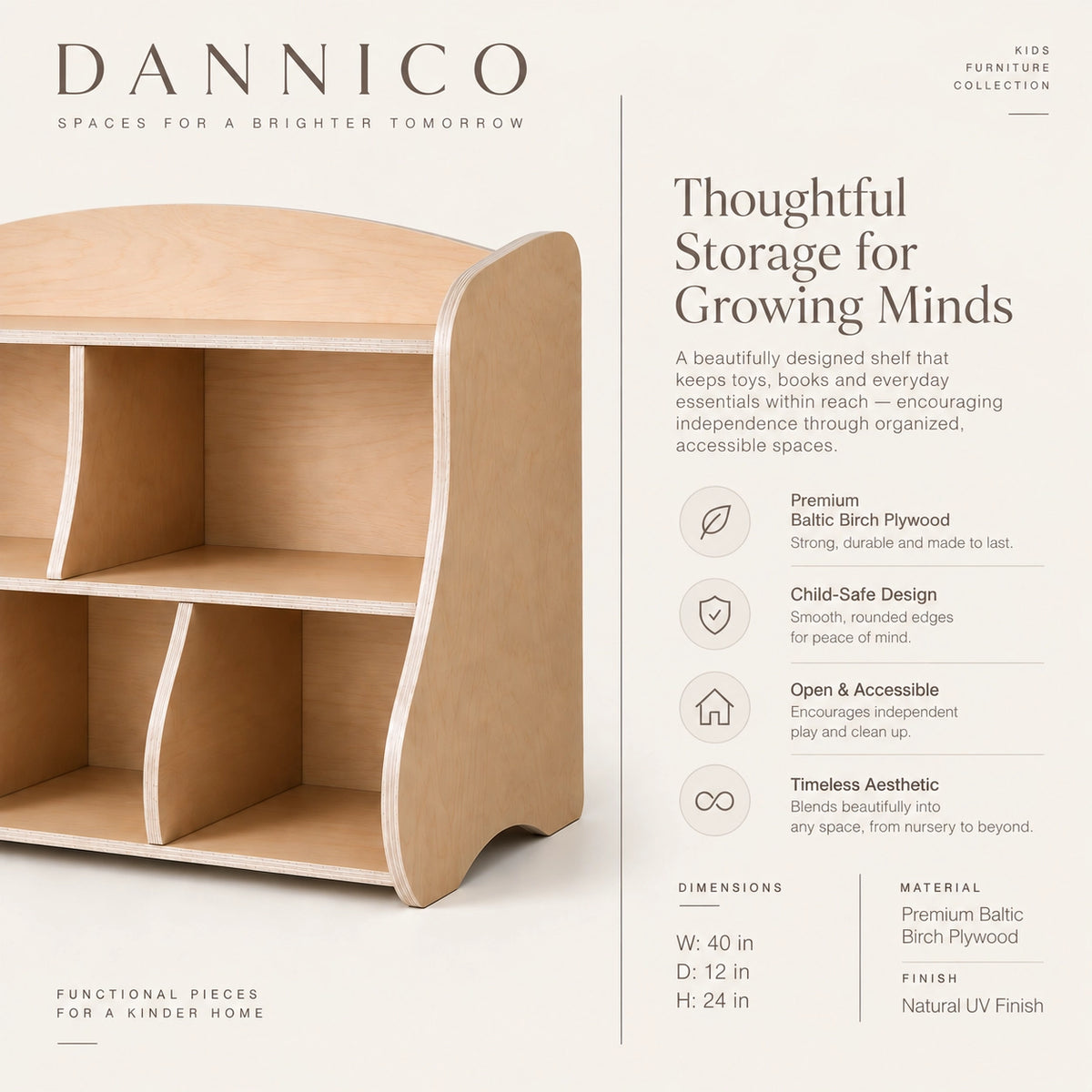 Montessori Toy Shelf