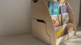 Load and play video in Gallery viewer, Montessori Bookshelf- Front-Facing Bookshelf with Extra Storage
