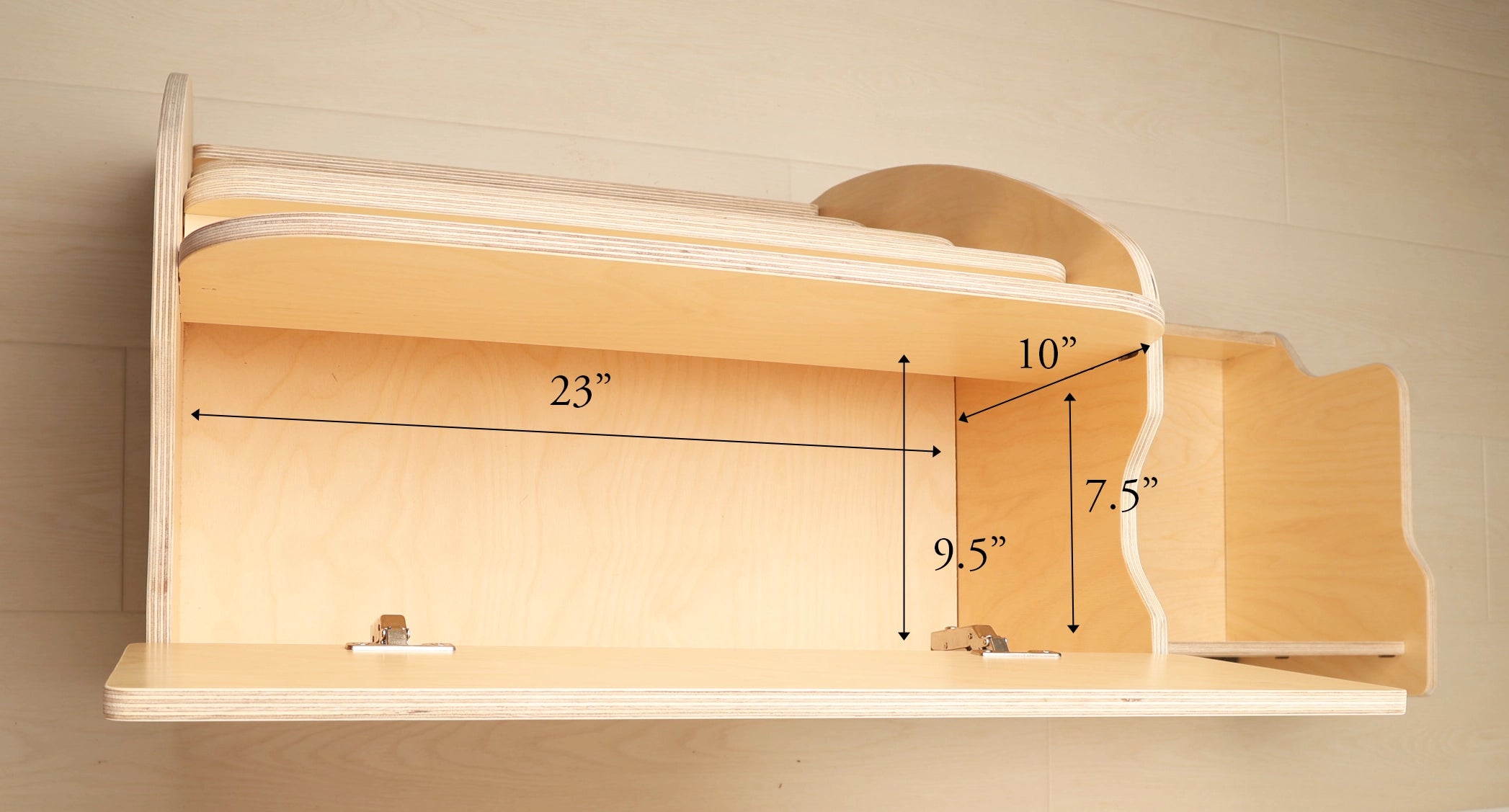 Montessori Bookshelf- Front-Facing with Extra Storage - Upgraded
